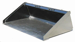 Smooth Bucket 68" and 74" Wide for Skid Steer Loader