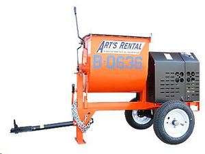 Mortar Mixer 6 or 8 Cubic Foot, Gas Powered