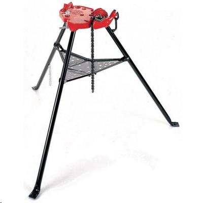 Pipe Vise 1/8" to 5" Pipe, Adjustable Chain with Tripod
