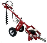 Post Hole Digger, One-Man, Gas Powered, Towable